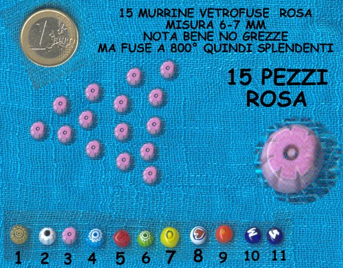 Murrine murano cotte - 15,