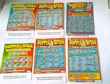 DOPPIA SFIDA -VECCHI TIPI E ULTIMI TIPI- 6 GRATTA E VINCI DA EURO 3,00-5,00