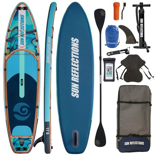 Sun reflections sup board - sun,