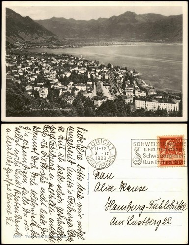 Cartolina locarno muralto - cartolina,