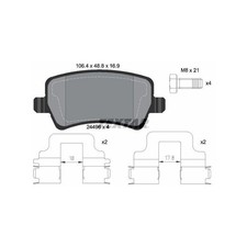 TEXTAR 2449602 Pastiglie freno