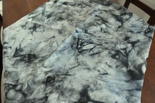 Tessuto seta grigio nero