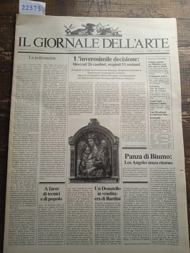 Giornale dell arte mensile - giornale, dell'