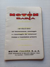 Motom Daina 1967 manuale
