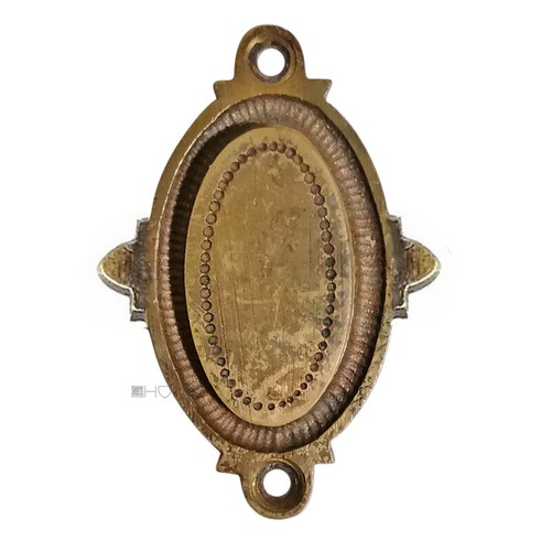 Rosone chiave ottone antico