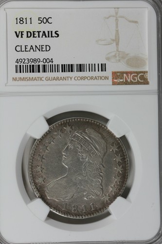 1811 50c ngc dettagli - 50c, vf