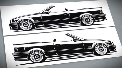 Adesivo bmw e36 - adesivo,