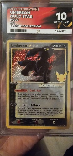 Pokémon umbreon tcg - umbreon, gold
