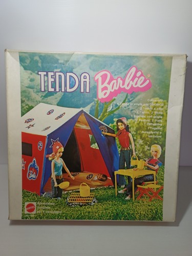 Tenda campeggio barbie mattel - campeggio, barbie,