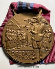 CAMPAGNE D'AFRICA DIRE DAUA GUERRA ITALO-ETIOPICA MEDAGLIA FRONTE SUD