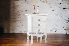 COMODINO COUNTRY BIANCO OPACO