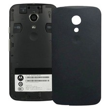 COVER BACK BATTERIA Per MOTOROLA MOTO G2 2014 XT1063 XT1068 NERO POSTERIORE