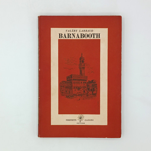 Valery larbaud barnabooth - valery,