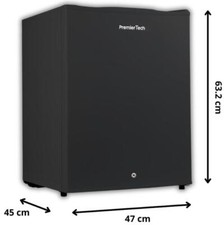 PremierTech PT-FR43BK Mini Freezer Nero Congelatore con chiave 42 litri da -24°