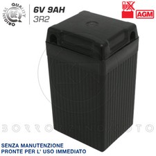 BATTERIA AGM 6V 9AH 3R2 SIGILLATA ERMETICA PIAGGIO VESPA 150 VL2T 1956