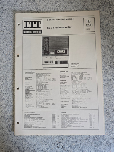 Manuale servizio originale - di,