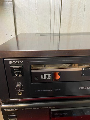 Sony cdp 101 - sony, cdp‑101