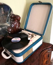 Giradischi Fonovaligia Valvolare Lesa, Lesaphon MT 5, funzionante. 