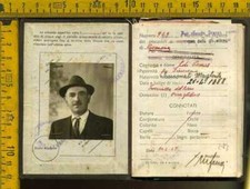 Tessera Licenza di Pesca 1947 con marche Protezione Animali mh 283