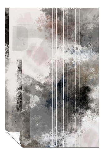 Poster astratto linee - , bianche