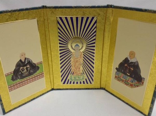 Buddha butsudan pieghevole - pieghevole, a