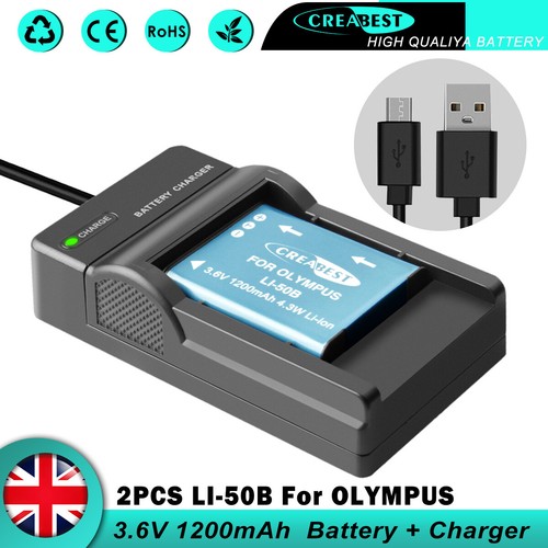 Caricabatteria usb batteria - 2x,
