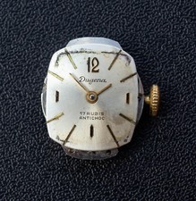 Orologio da polso meccanico tedesco DUGENA vintage donna anni 60 movimento 17 RUBIS