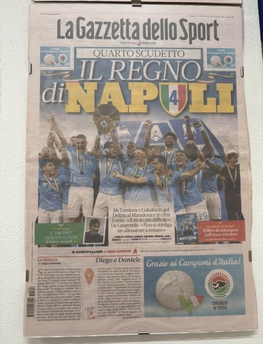 Cornice scudetto napoli - scudetto,