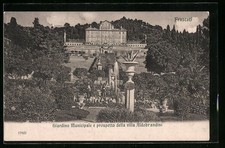 Cartolina Frascati, Giardino