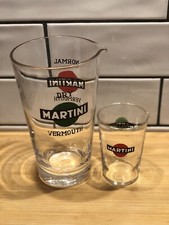 Martini Vermouth Coppia Dosatori Cocktail Vintage Mix Dry Normal Per Bicchieri