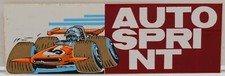 adesivo auto sprint formula uno rally epoca vintage garage fiat abarth alfa opel