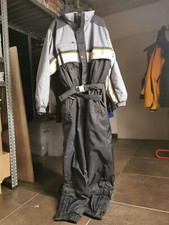 Tuta da sci vintage completa uomo astrolabio nera/grigia tg 50