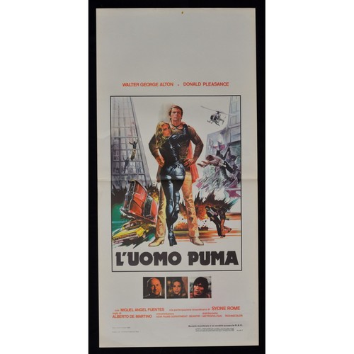 Locandina uomo puma batman - l'uomo,