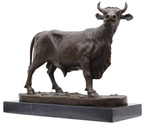 Scultura pulotto mucca - , in