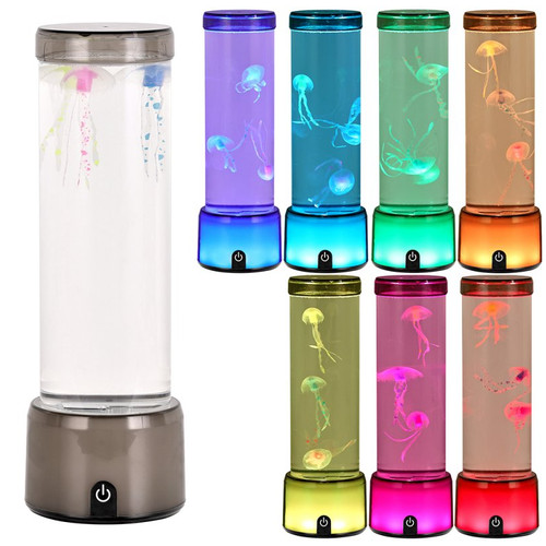 Lampada touch meduse acquario