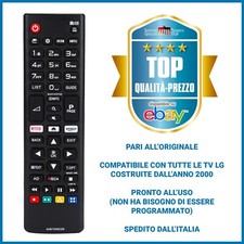 Telecomando TV LG TUTTI I MODELLI LCD LED SMART UNIVERSALE COME ORIGINALE ???