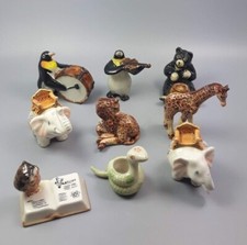 Miniatura dI animali porcellana finissima decorati a mano