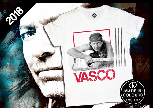 Shirt vasco rossi - vasco, chitarra