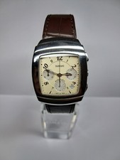 Orologio Damiani Revisionato  Scatola In Cuoio, Cinturino Pelle Di Coccodrillo