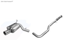 FOX Acciaio Inox Impianto Scarico Sportivo Mitsubishi Lancer Evolution VI - Evo