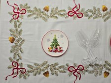 Tovaglia Natalizia ricamata a