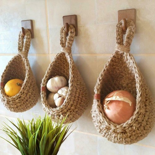Tessuto cesto cucina casa iuta - tessuto,