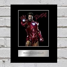 Robert Downey Jr Signed
