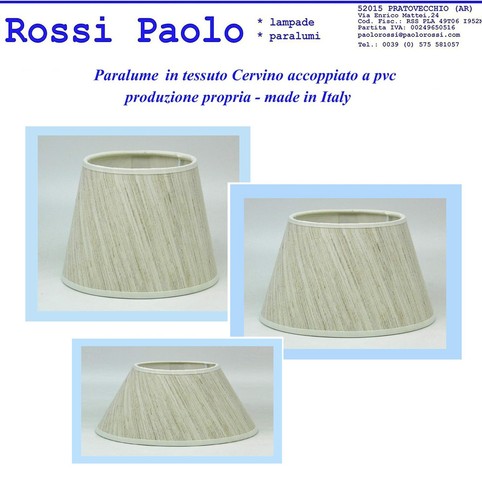 Paralume rustico tessuto - paralume,