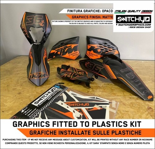 Plastiche grafiche ktm 20008 - +,