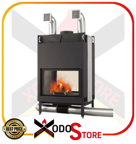 Caminetto monoblocco legna