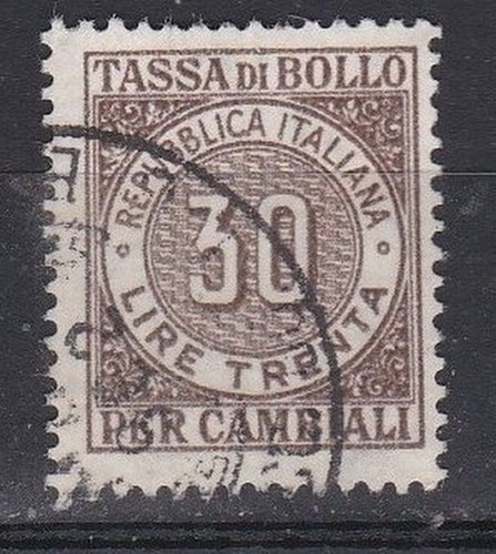 Italia 1956 marca - italia, bollo