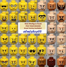 LEGO - MALE Minifigure Heads -