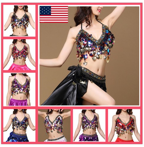 Reggiseno con paillettes danza