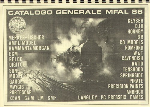 Catalogo mfal generale 1986 - mfal,